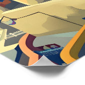 Sonnenuntergang Santorini Poster (Ecke)