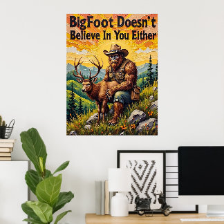 Sonnenuntergang: Sasquatch und die Fauna Poster
