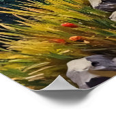 Sonnenuntergang: Sasquatch und die Fauna Poster (Ecke)