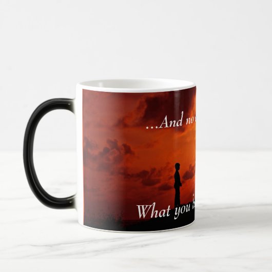 Sonnenuntergang-Schale Verwandlungstasse (Links)