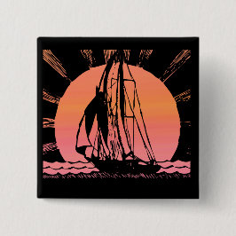 Sonnenuntergang-Schiff Button