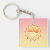 Sonnenuntergang Schlüsselanhänger (Vorderseite)