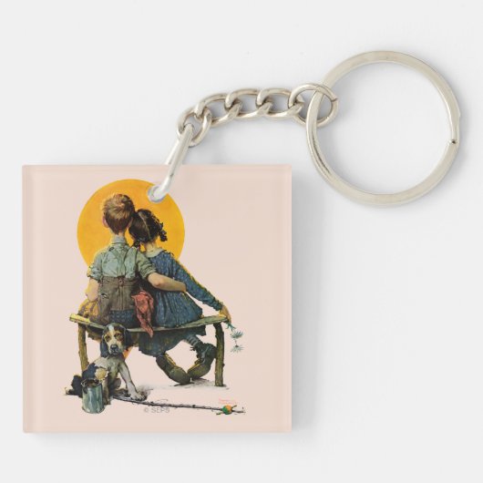 Sonnenuntergang Schlüsselanhänger (Rückseite)