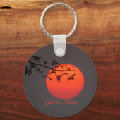 Sonnenuntergang Schlüsselanhänger (Vorderseite)
