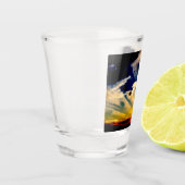 Sonnenuntergang Schnapsglas (Links)