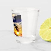Sonnenuntergang Schnapsglas (Rechts)