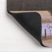 Sonnenuntergang Schneespitzen, Leitpersonal, Arizo Mousepad (Ecke)