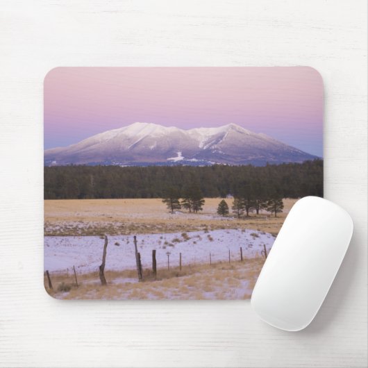 Sonnenuntergang Schneespitzen, Leitpersonal, Arizo Mousepad (Mit Mouse)