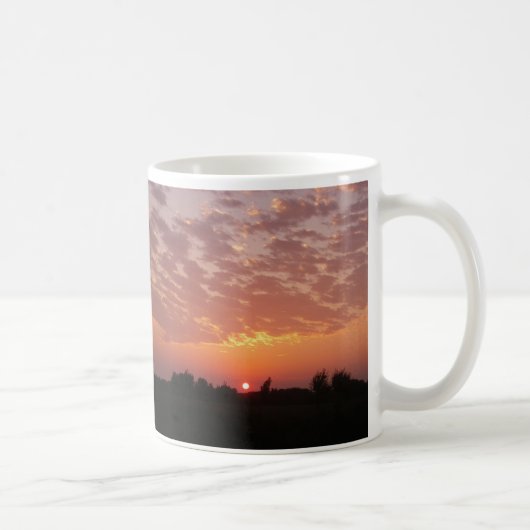 Sonnenuntergang-Schönheits-Tasse Kaffeetasse (Rechts)
