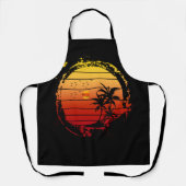 Sonnenuntergang Schürze (Vorderseite)