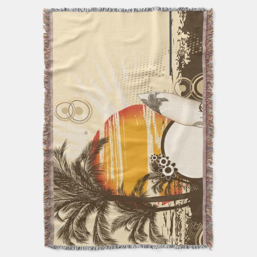 Sonnenuntergang - schwarz decke (Vorderseite Vertikal)