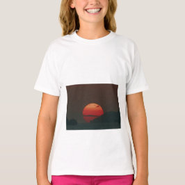 Sonnenuntergang schwarz T-Shirt