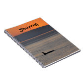 Sonnenuntergang-Schwertwal-Zeitschrift Notizblock (Rechte Seite)