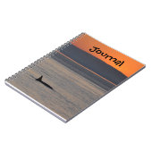 Sonnenuntergang-Schwertwal-Zeitschrift Notizblock (Linke Seite)