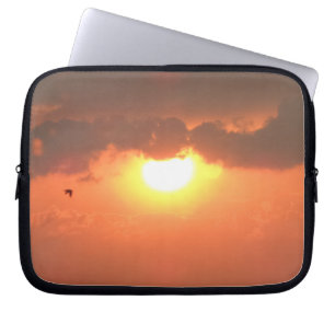 Sonnenuntergang & Seagull Neopren Laptop-Sieb 10 Z Laptopschutzhülle