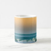 Sonnenuntergang Seascape 45 Kaffeetasse (Mittel)