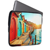 Sonnenuntergang: Seaside Hues Laptopschutzhülle (Vorne Rechts)