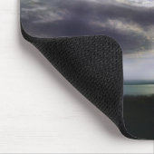 Sonnenuntergang Seepromenade Skyline Ozean Malerei Mousepad (Ecke)