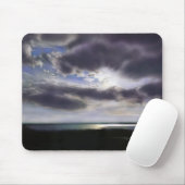 Sonnenuntergang Seepromenade Skyline Ozean Malerei Mousepad (Mit Mouse)