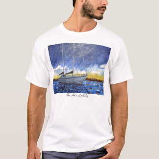Sonnenuntergang-Segelboot-T - Shirt