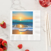 Sonnenuntergang Serviette (Beispiel)