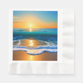 Sonnenuntergang Serviette