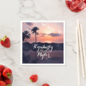 Sonnenuntergang Serviette (Beispiel)