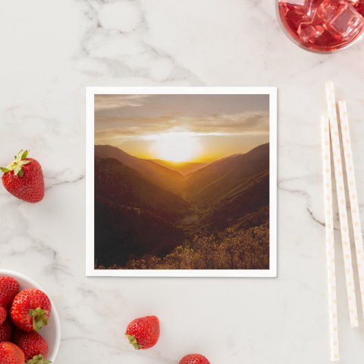 Sonnenuntergang Serviette (Beispiel)