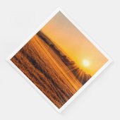 Sonnenuntergang Serviette (Ecke)