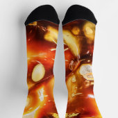 Sonnenuntergang Set in Stone Socken (Oben)
