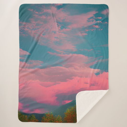 Sonnenuntergang Sherpadecke (Vorderseite)