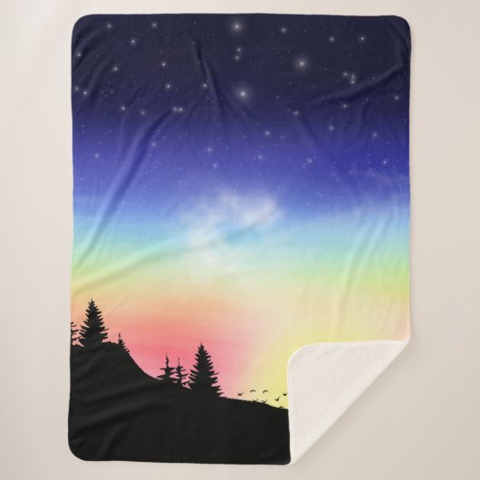 Sonnenuntergang Sherpadecke (Vorderseite)