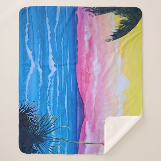 Sonnenuntergang Sherpadecke (Vorderseite)