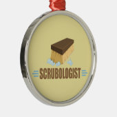 Sonnenuntergang Silbernes Ornament (Rechts)