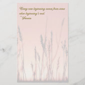 Sonnenuntergang Silhouette Inspiration Briefpapier (Vorderseite)