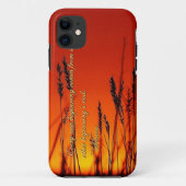 Sonnenuntergang-Silhouette Inspirational Case-Mate iPhone Hülle (Rückseite)