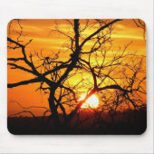 Sonnenuntergang Silhouette Mousepads (Vorne)
