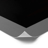 Sonnenuntergang Silhouette Poster (Ecke)