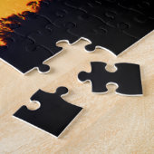 Sonnenuntergang Silhouette Puzzle (Seite)