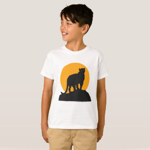 Sonnenuntergang-Silhouette T-Shirt