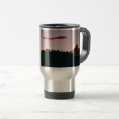 Sonnenuntergang Silhouette Tasse (VorderseiteRechts)
