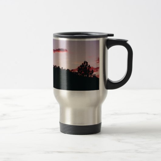 Sonnenuntergang Silhouette Tasse (Rechts)