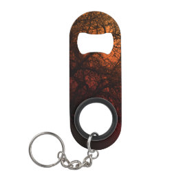 Sonnenuntergang Silhouette Winterbaum Geldbeutel Flaschenöffner