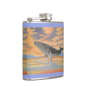 Sonnenuntergang-Sitzungs-Flasche Flachmann (Rechts)