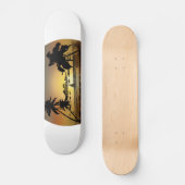 Sonnenuntergang Skateboard (Vorderseite)