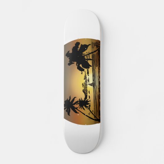 Sonnenuntergang Skateboard (Vorderseite)