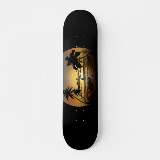 Sonnenuntergang Skateboard (Vorne)