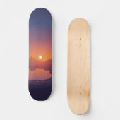 Sonnenuntergang Skateboard (Vorderseite)