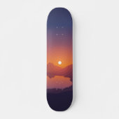 Sonnenuntergang Skateboard (Vorne)