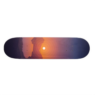 Sonnenuntergang Skateboard